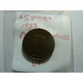 1955 Netherlands 1 cents