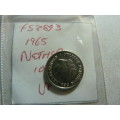 1965 Netherlands 10 cents