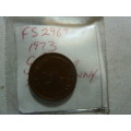 1973 Great Britain 1/2 new penny