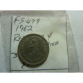 1962 Rhodesia en Nyasaland 3 pence