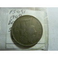 1949 Belgium 5 francs