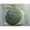 1955 Italy 10 lire