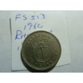 1964 Rhodesia 1 shillings / 10 cents