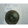 1988 Greece 5 drachmes