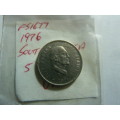 1976 Republic of South Africa 5 cent