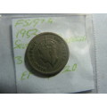 1952 Southern Rhodesia 3 pence