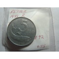 1955 Italy 5 lire
