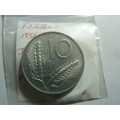 1956 Italy 10 lire