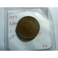 1959 Netherlands 1 cent