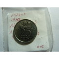 1980 Netherlands 25 cent