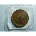 1971 Rhodesia 1 cent