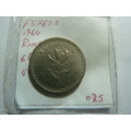 1964 Rhodesia 6 pence / 5 cent