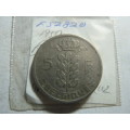 1950 Belgium 5 francs