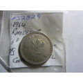 1964 Rhodesia 6 pence / 5 cents
