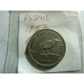 1952 New Zealand 6 pence