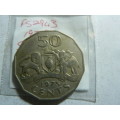 1975 Swaziland 50 cents