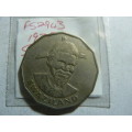 1975 Swaziland 50 cents