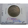 1994 Argentina 25 centavos