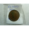 1928 Great Britain 1 farthing (1/4 penny)