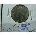 1989 Zimbabwe 20 cents