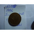1986 Swaziland 1 cent