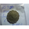 1986 Swaziland 5 cent