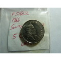 1966 Republic of South Africa 5 cent