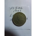 1983 Lesotho 10 lisente