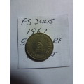 1967 Singapore 5 cent