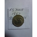 1967 Singapore 5 cent