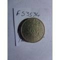 1970 France 1/2 franc