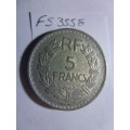1947 France 5 franc