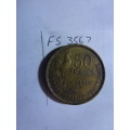 1951 France 50 franc