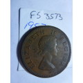 1957 Union of South Africa 1 penny