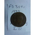 1939 Great Britain farthing (1/4 penny)