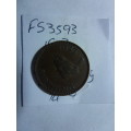 1943 Great Britain farthing (1/4 penny)