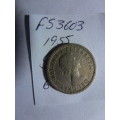 1955 Great Britain 6 pence