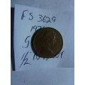 1971 Great Britain 1/2 new penny