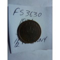1971 Great Britain 1/2 new penny