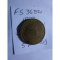 1972 Germany - Federal Republic 5 pfennig
