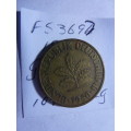 1950 Germany - Federal Republic 10 pfennig