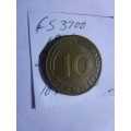 1950 Germany - Federal Republic 10 pfennig