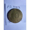 1970 Germany - Federal Republic 10 pfennig