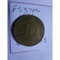 1971 Germany - Federal Republic 10 pfennig