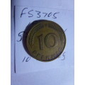 1972 Germany - Federal Republic 10 pfennig