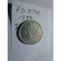 1953 Italy 2 lira