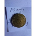 1989 Germany - Federal Republic 5 Pfennig