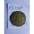 1949 Germany - Federal Republic 10 Pfennig