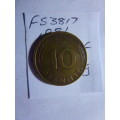 1981 Germany - Federal Republic 10 Pfennig