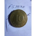 1991 Germany - Federal Republic 10 Pfennig